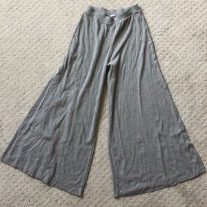 Free People intimately gray wide-leg sweatpants